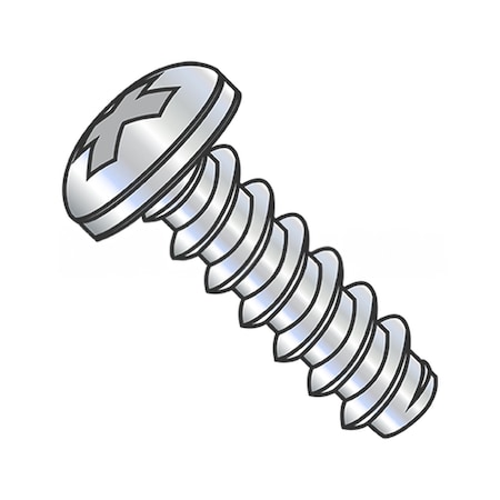 Usa Industrials Self-Drilling Screw, #6-20 x 1-1/8", Zinc Plated Steel Pan Head Phillips Drive BULK-SCRW-16082